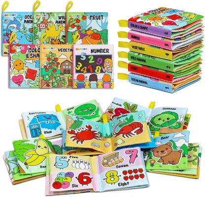 Paquete de Libros de Tela x6