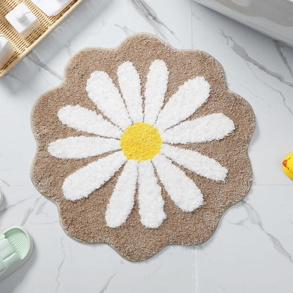 Alfombra de Baño en Forma de Flor