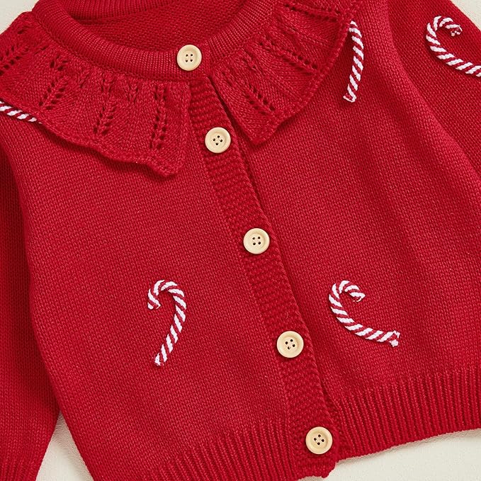Cardigan Tejido Candy Cane