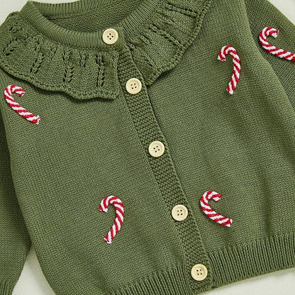 Cardigan Tejido Candy Cane