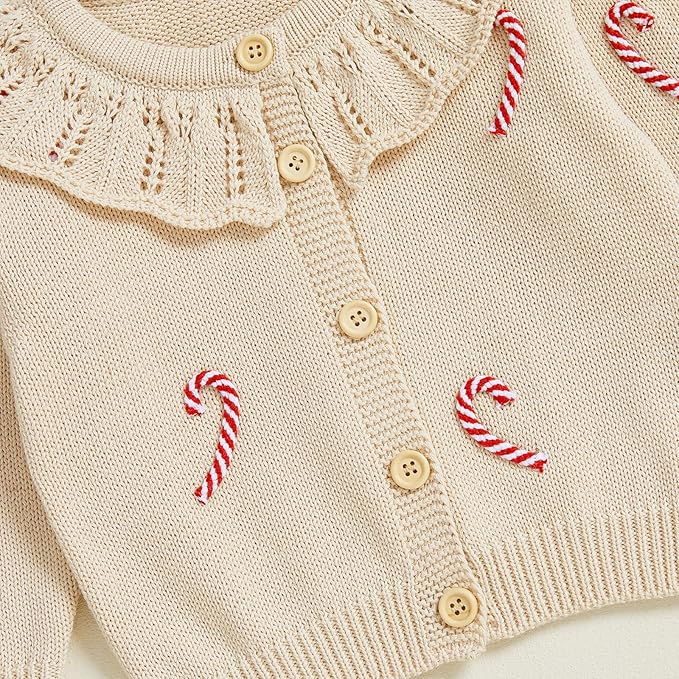 Cardigan Tejido Candy Cane