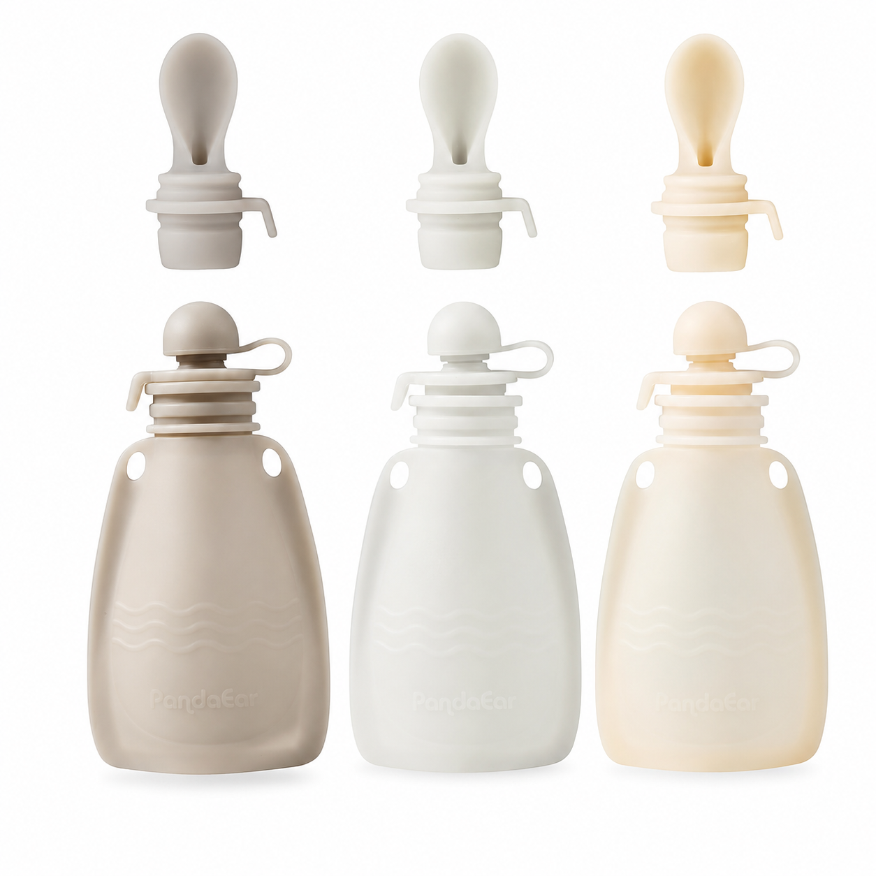 Set x3 Bolsas de Silicona para Alimentos de Bebé