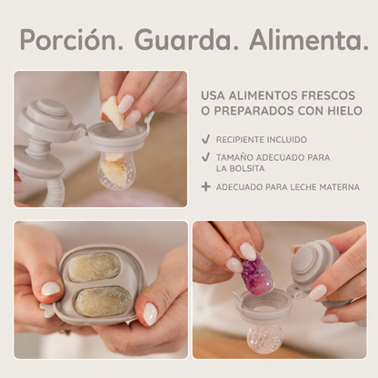 juego de Alimentador de Frutas y Paletas para Bebé