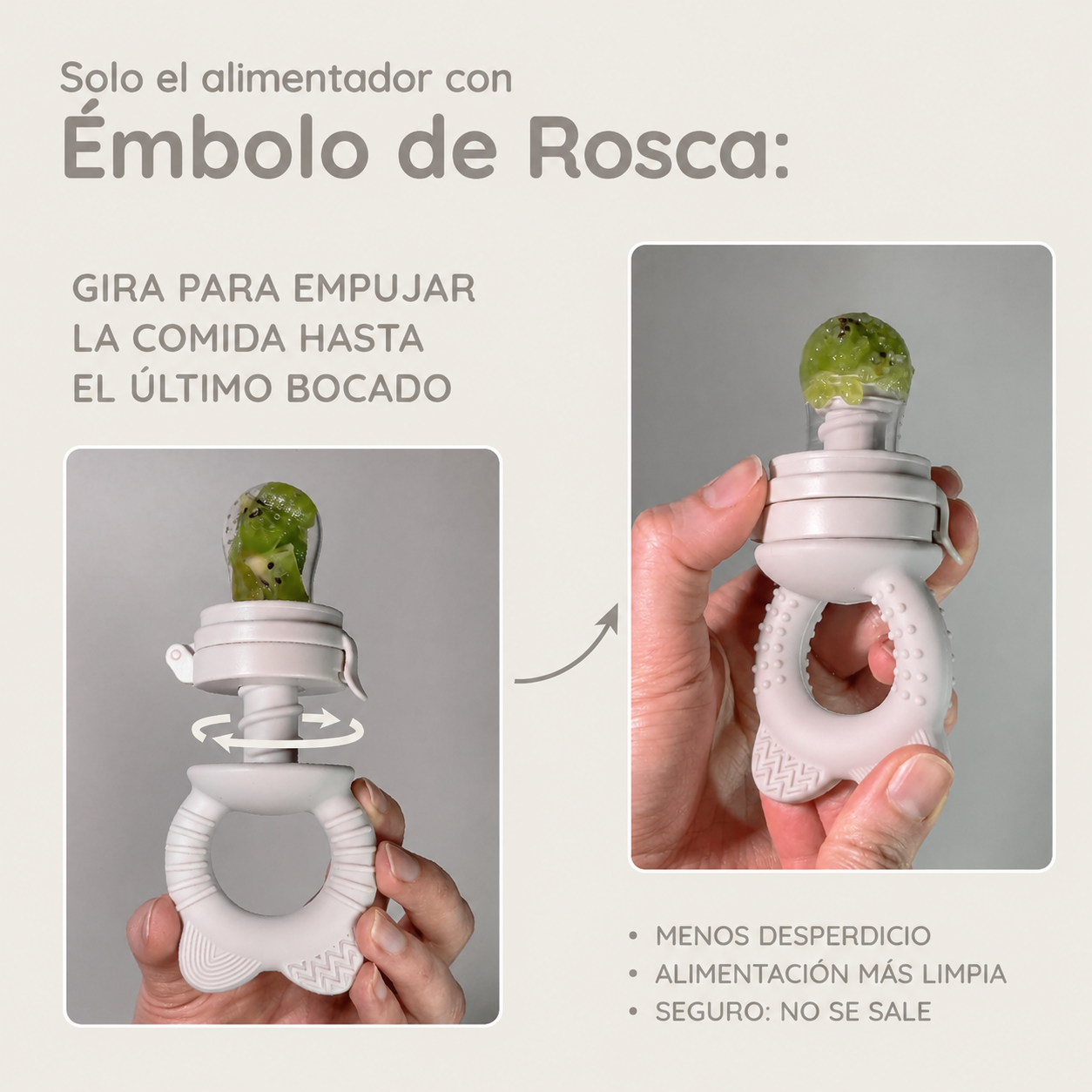 juego de Alimentador de Frutas y Paletas para Bebé