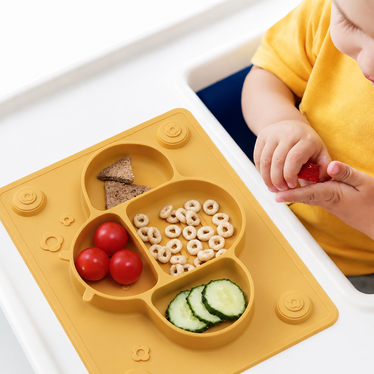 Plato / Individual para Bebé con Cubiertos