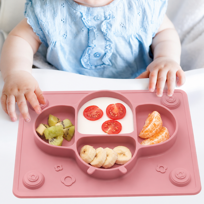 Plato / Individual para Bebé con Cubiertos