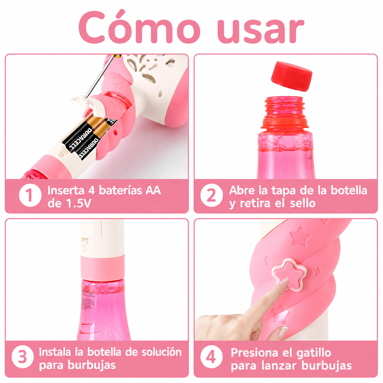 Máquina de Burbujas para Niños