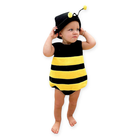 Traje de Abejita con Gorro para Bebé Unisex