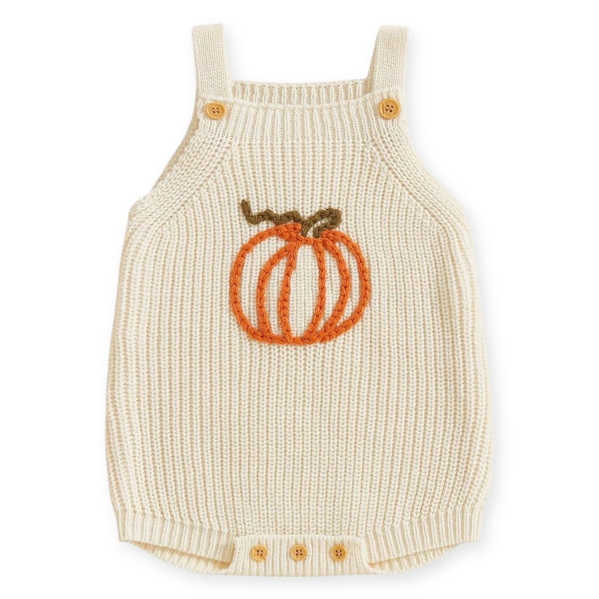 Mameluco Tejido de Calabaza para Bebé