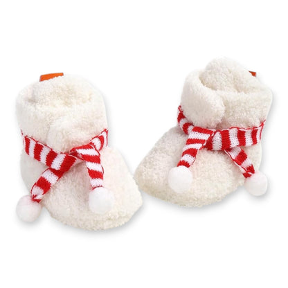 Zapatos Navideños con Bufanda