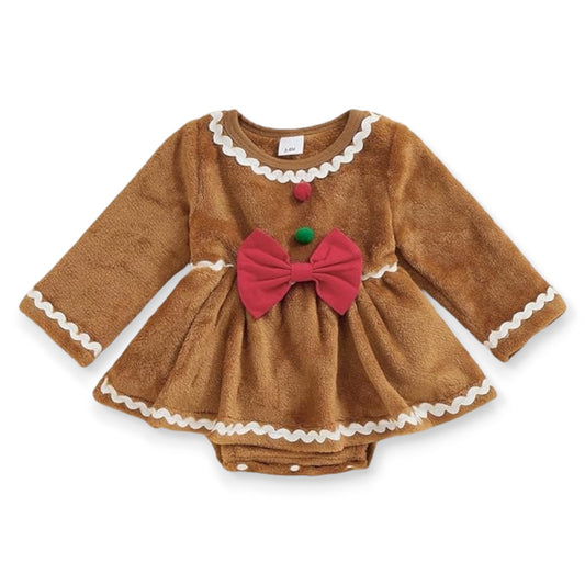 Vestido Y Diadema de Navidad Chistmas Cookie