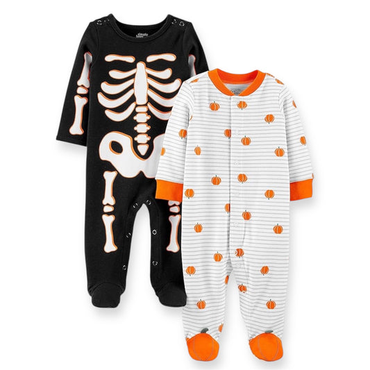 Set de Pijamas Unisex de Halloween x2