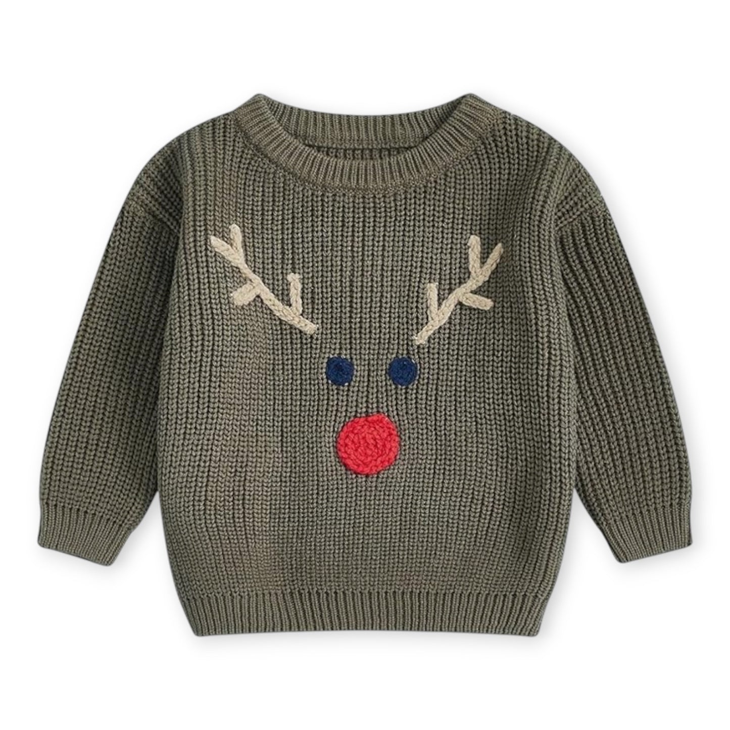 Suéter Tejido de Reno para Bebé