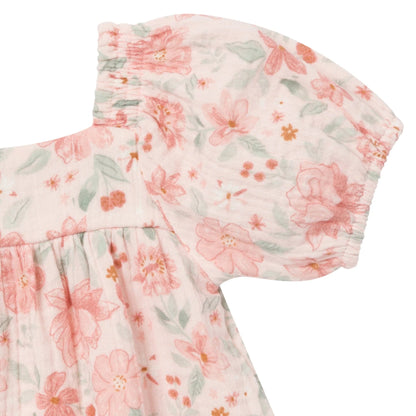 Set Eloise Vestido y Cubrepañal de Algodón