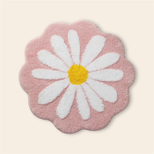 Alfombra de Baño en Forma de Flor