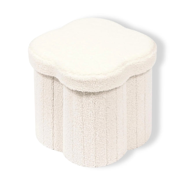 Puff Mushy Almacenamiento con Encanto en Forma de Flor