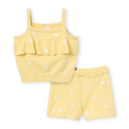 Set Daisy Blusa y Short Tejido