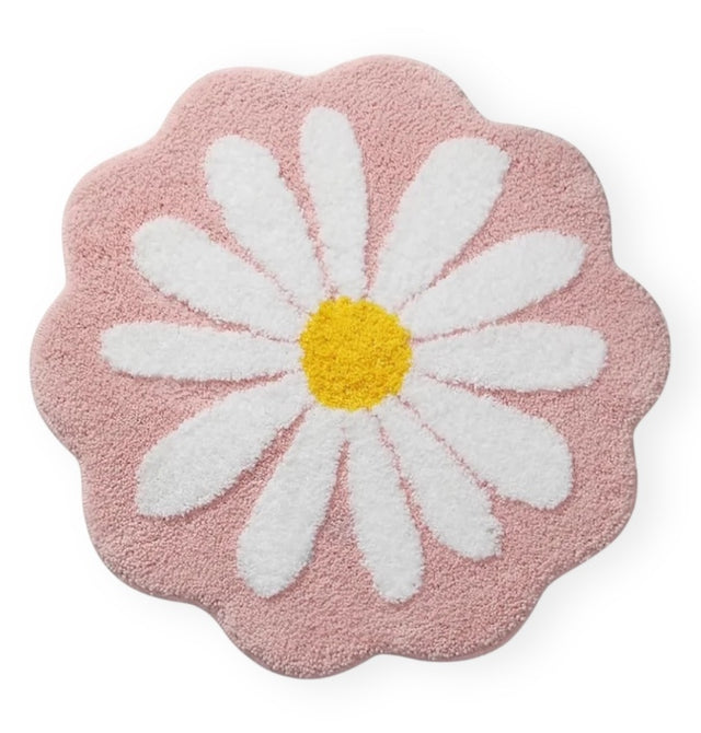 Alfombra de Baño en Forma de Flor