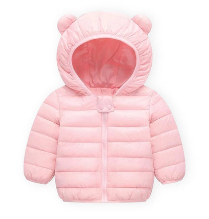 Chaqueta con Capucha de Oso