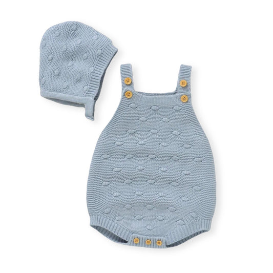 Set Enterizo y Gorro Sueños Azules