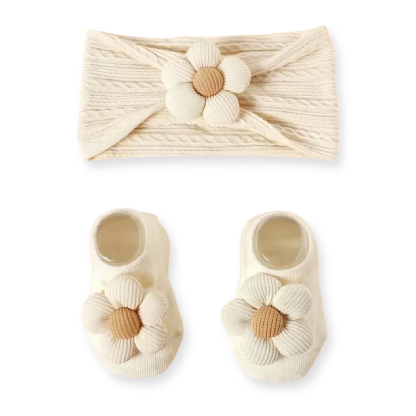 Set Diadema y Medias Dahlia