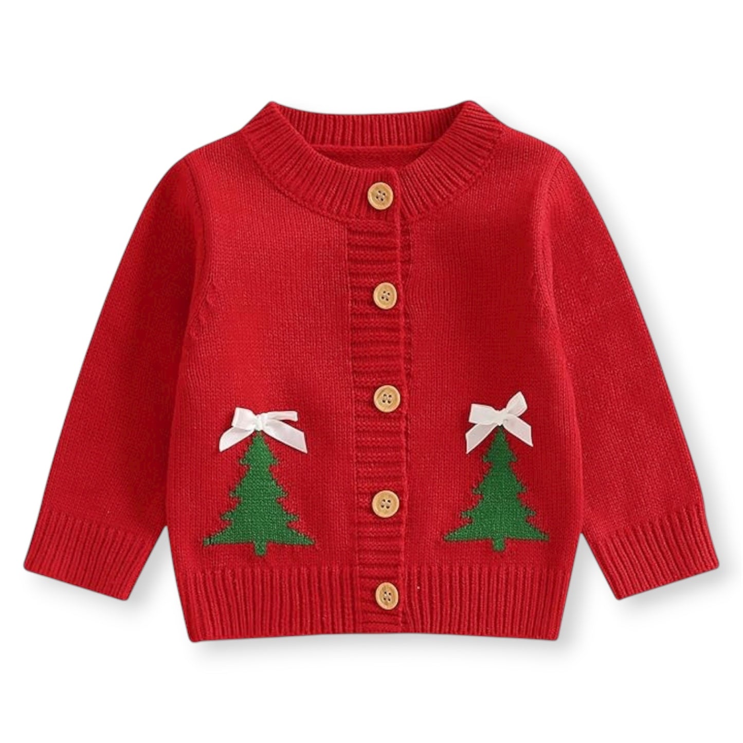 Cardigan Tejido Christmas Tree