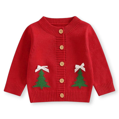 Cardigan Tejido Christmas Tree