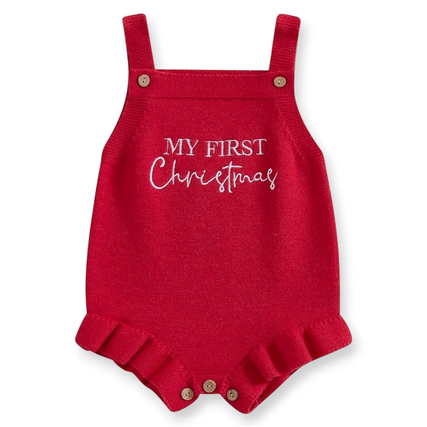 Mameluco Tejido Belle “My First Christmas”