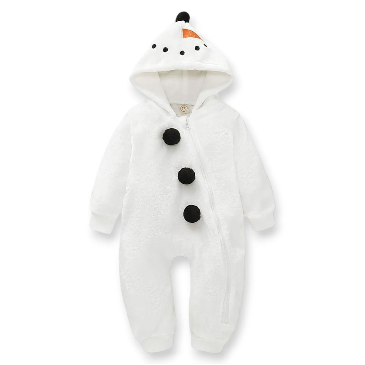 Mameluco Snowman con Capucha
