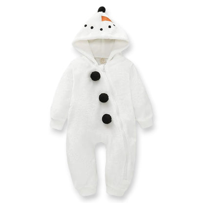 Mameluco Snowman con Capucha