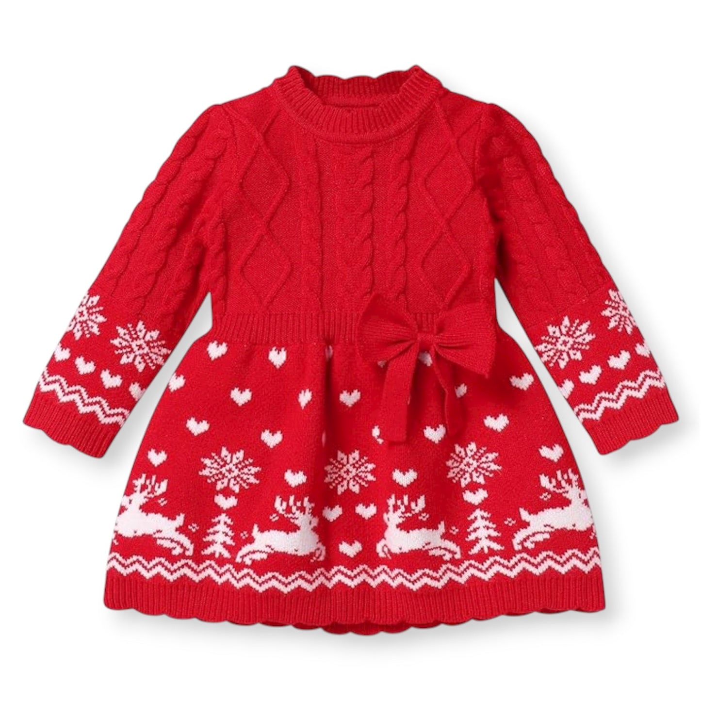 Vestido Tejido Ivy Navideño