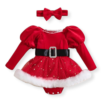 Set Vestido y Diadema Mama Noel