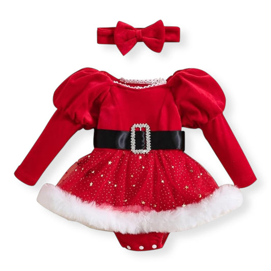 Set Vestido y Diadema Mama Noel