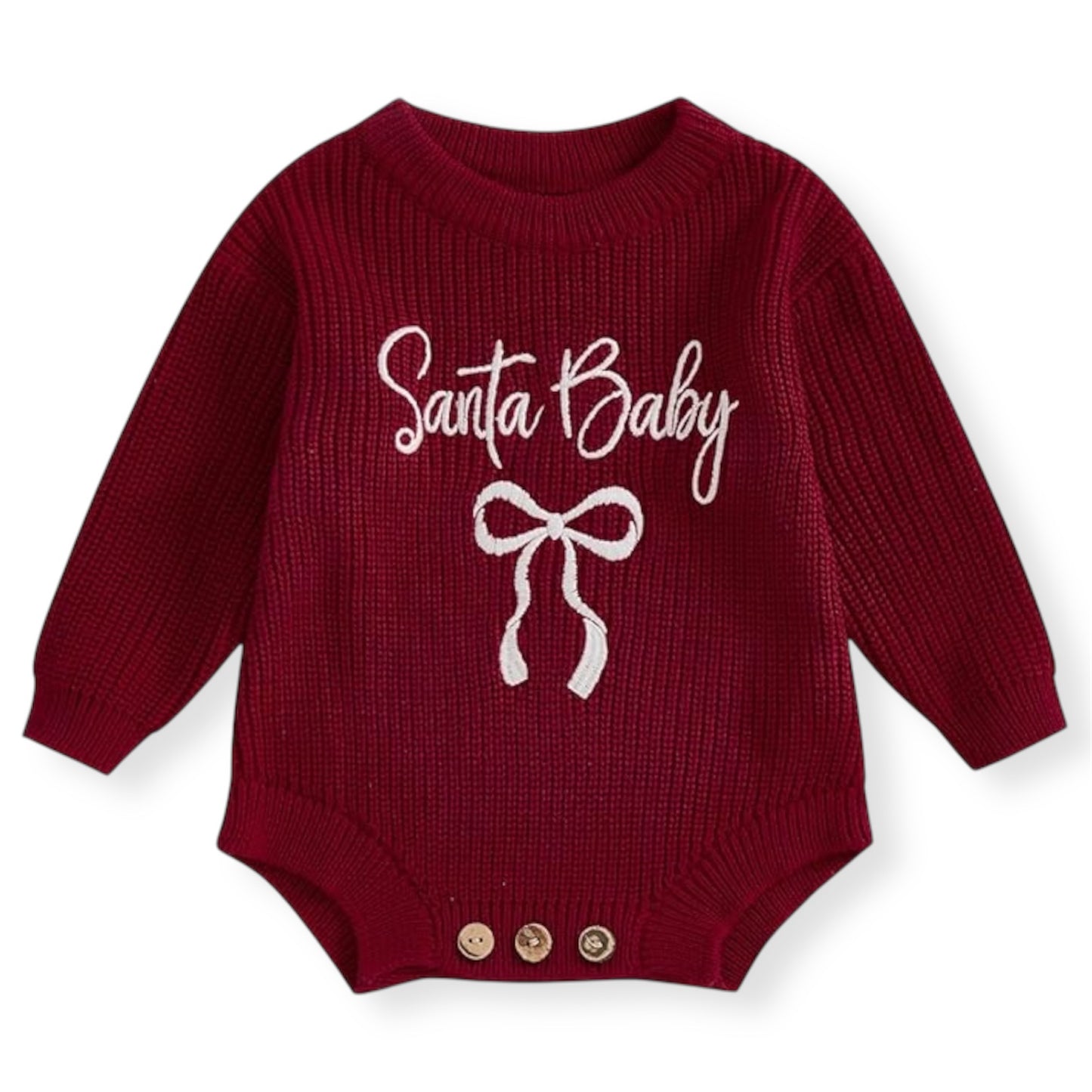 Mameluco Tejido Santa Baby