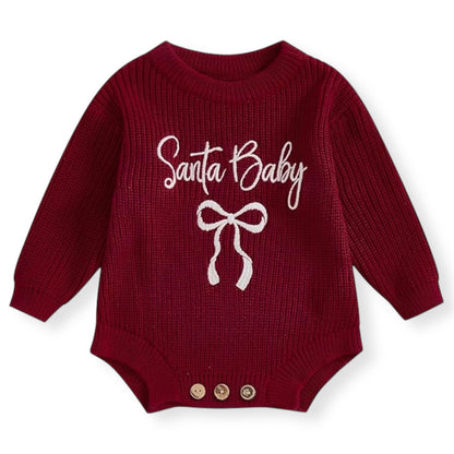 Mameluco Tejido Santa Baby