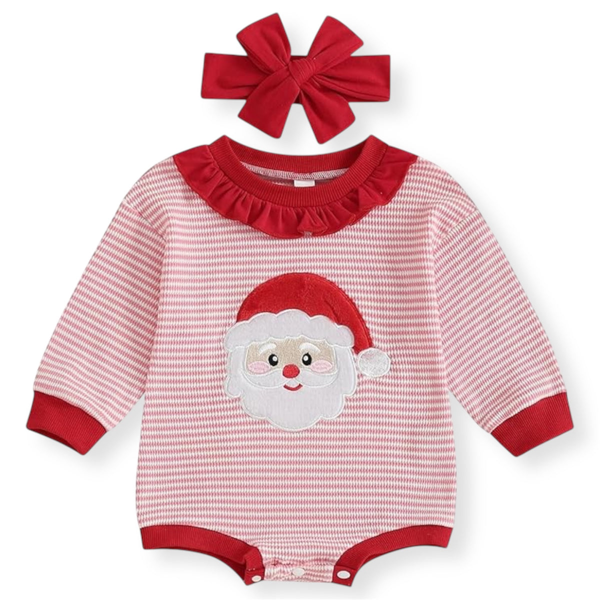 Set Mameluco y Diadema Pink Christmas