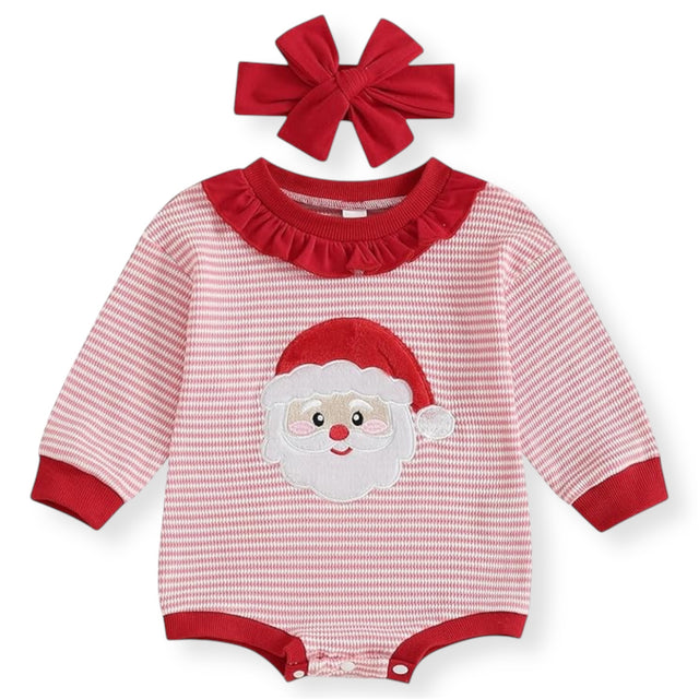 Set Mameluco y Diadema Pink Christmas