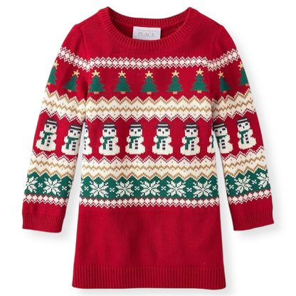 Vestido Navideño Stella Tejido