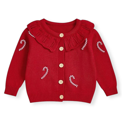 Cardigan Tejido Candy Cane