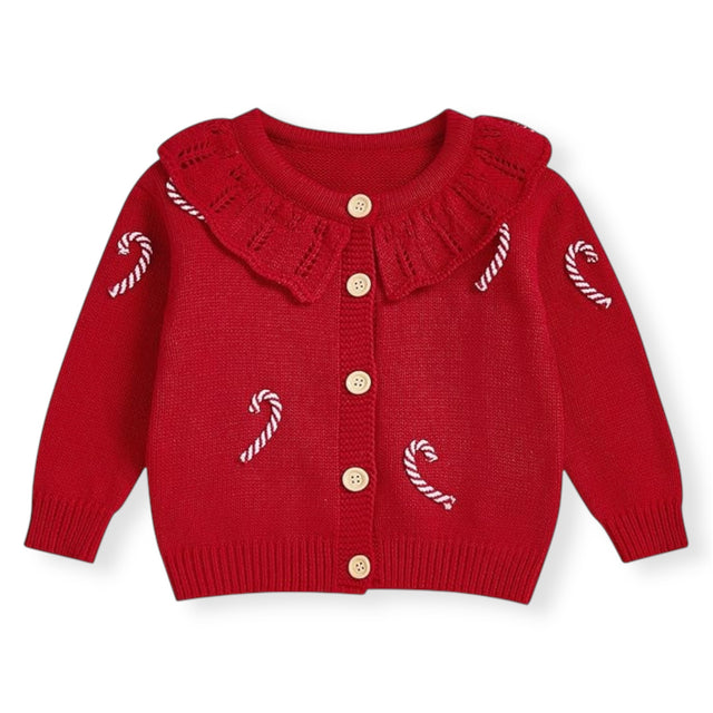Cardigan Tejido Candy Cane