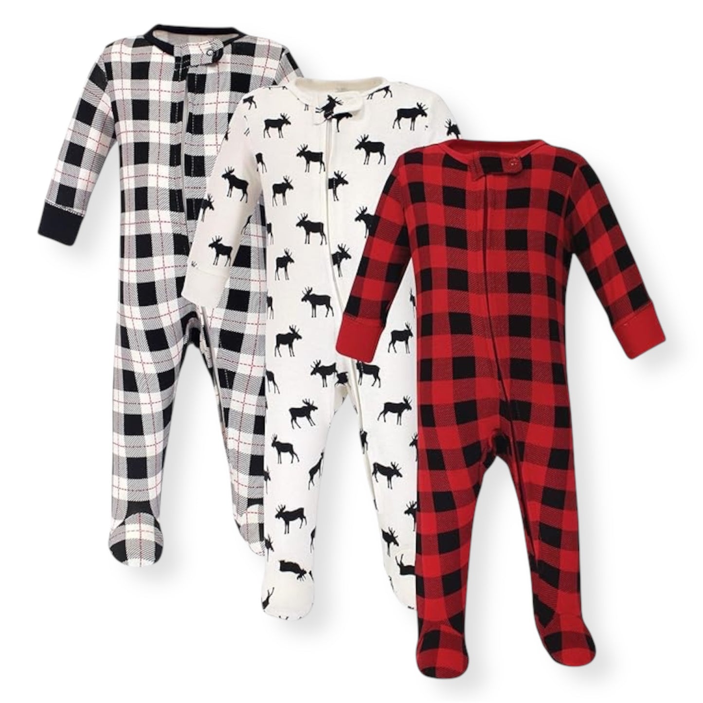 Set Pijama Navideña x3 100% Algodón