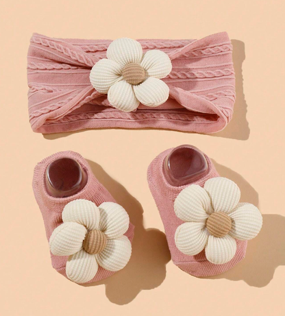 Set Diadema y Medias Dahlia