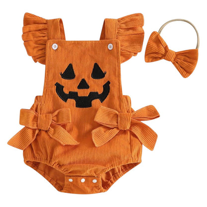 Set Mameluco y Diadema de Calabaza