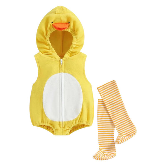 Disfraz de Pato con Gorro y Medias
