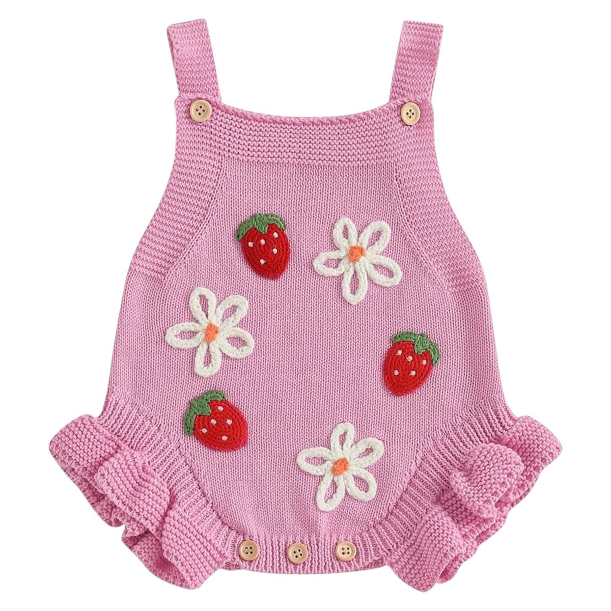 Mameluco Tejido Strawberry
