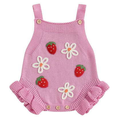 Mameluco Tejido Strawberry