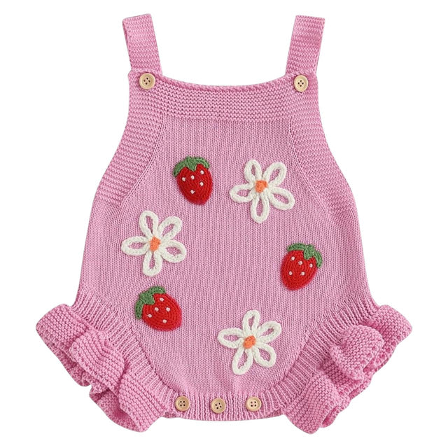 Mameluco Tejido Strawberry