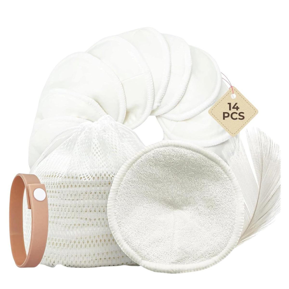 Set x14 Almohadillas de Lactancia Reutilizables