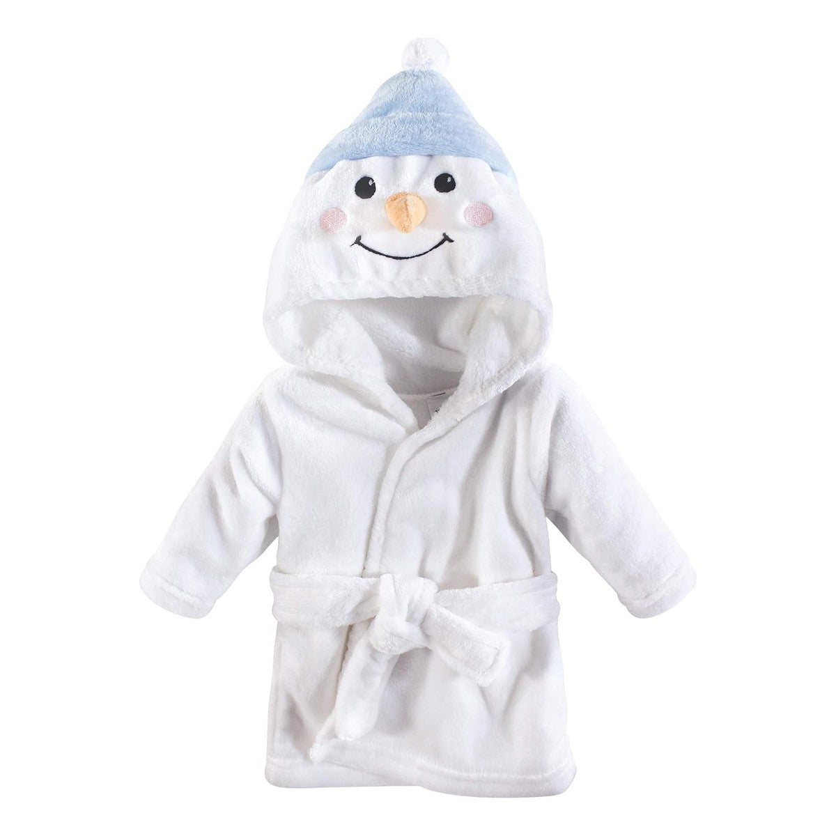 Bata de Baño Navideña con Capucha - Muñeco de Nieve