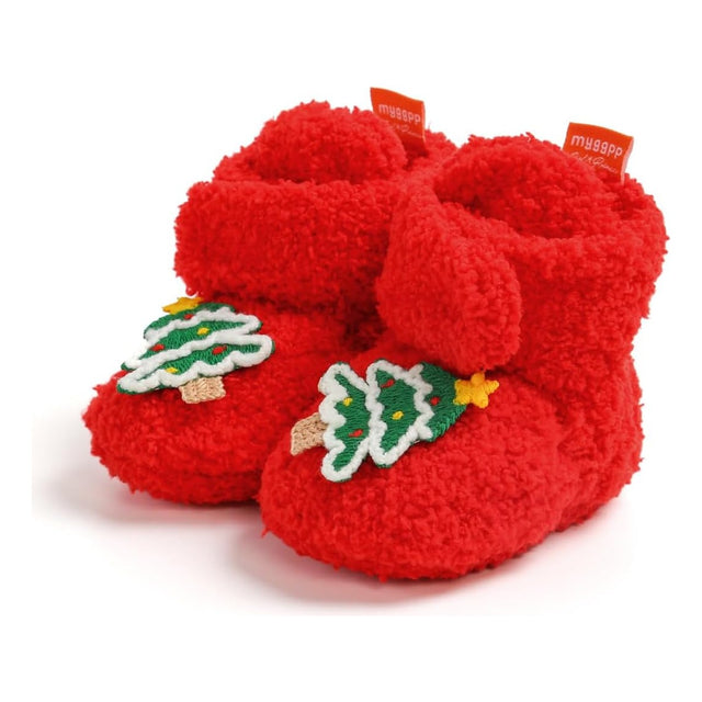 Botines de Peluche Arbolito